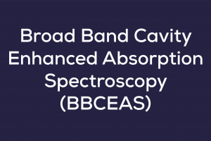 Broad Band Cavity Enhanced Absorption Spectroscopy